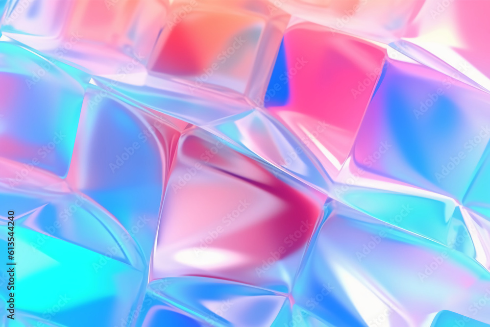 Pastel colorful background, white tone, gradient, soft light, colorful transparent glass, foil holographic. AI generative Pastel colorful background, white tone, gradient, soft light, colorful transparent glass, foil holographic. AI generative