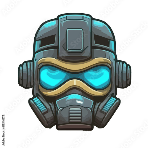 Valokuva RoboCop Guardian: Police Robot Mascot - A Futuristic Illustration of Mechanical