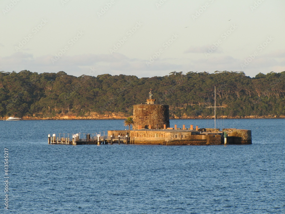 Fort Denison in the harbour of Sydney, Australia