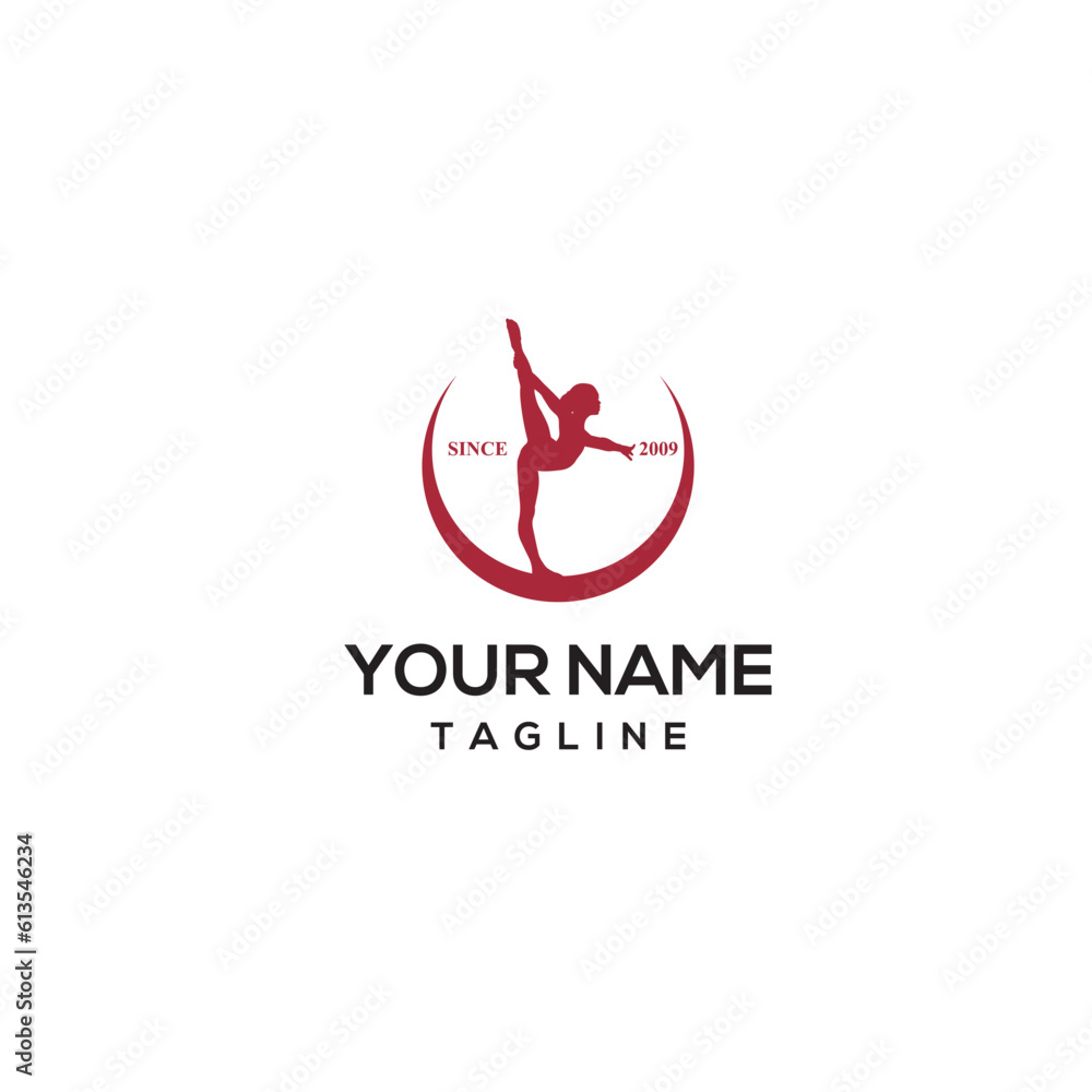 Minimal simple and abstract girils dancing club logo design for ballerina, Yoga, fitness, and contemporary. Minimal simple and abstract girils dancing club logo design for ballerina, Yoga, fitness, and contemporary.