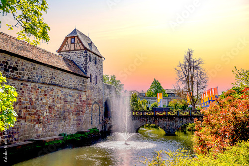 Burg, Bad Vilbel, Hessen, Deutschland 