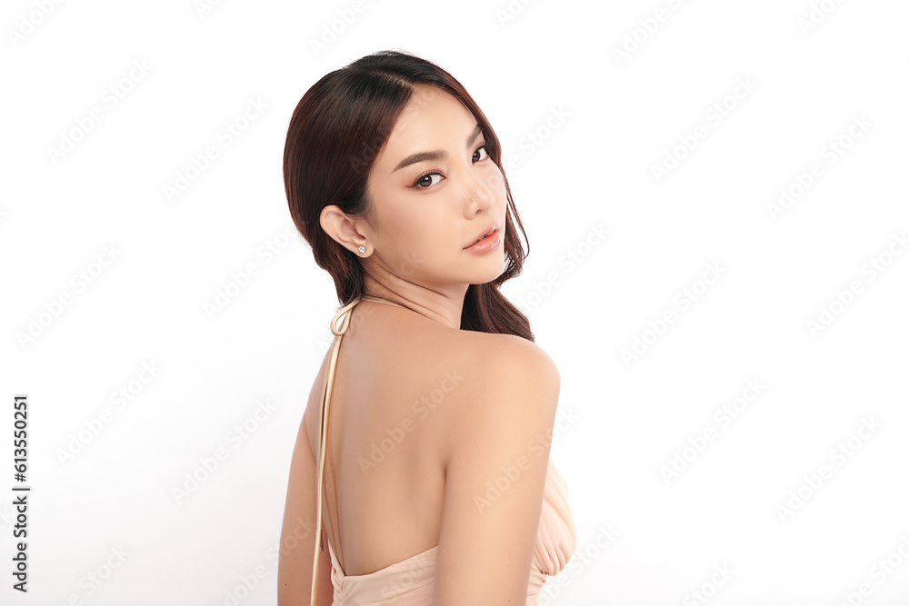Beautiful young asian woman with clean fresh skin on white background, Face care, Facial treatment, Cosmetology, beauty and spa, Asian women portrait. Beautiful young asian woman with clean fresh skin on white background, Face care, Facial treatment, Cosmetology, beauty and spa, Asian women portrait.