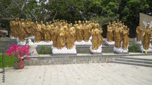 Religious sculptures. Religious complex Dan VieN Xito Thanh MaU my Ca in Cam Ranh in Vietnam. photo