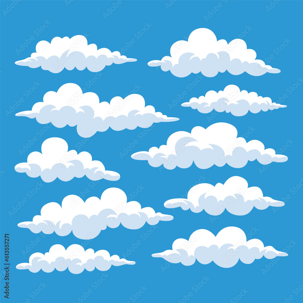 cloud illustration collection cloud illustration collection
