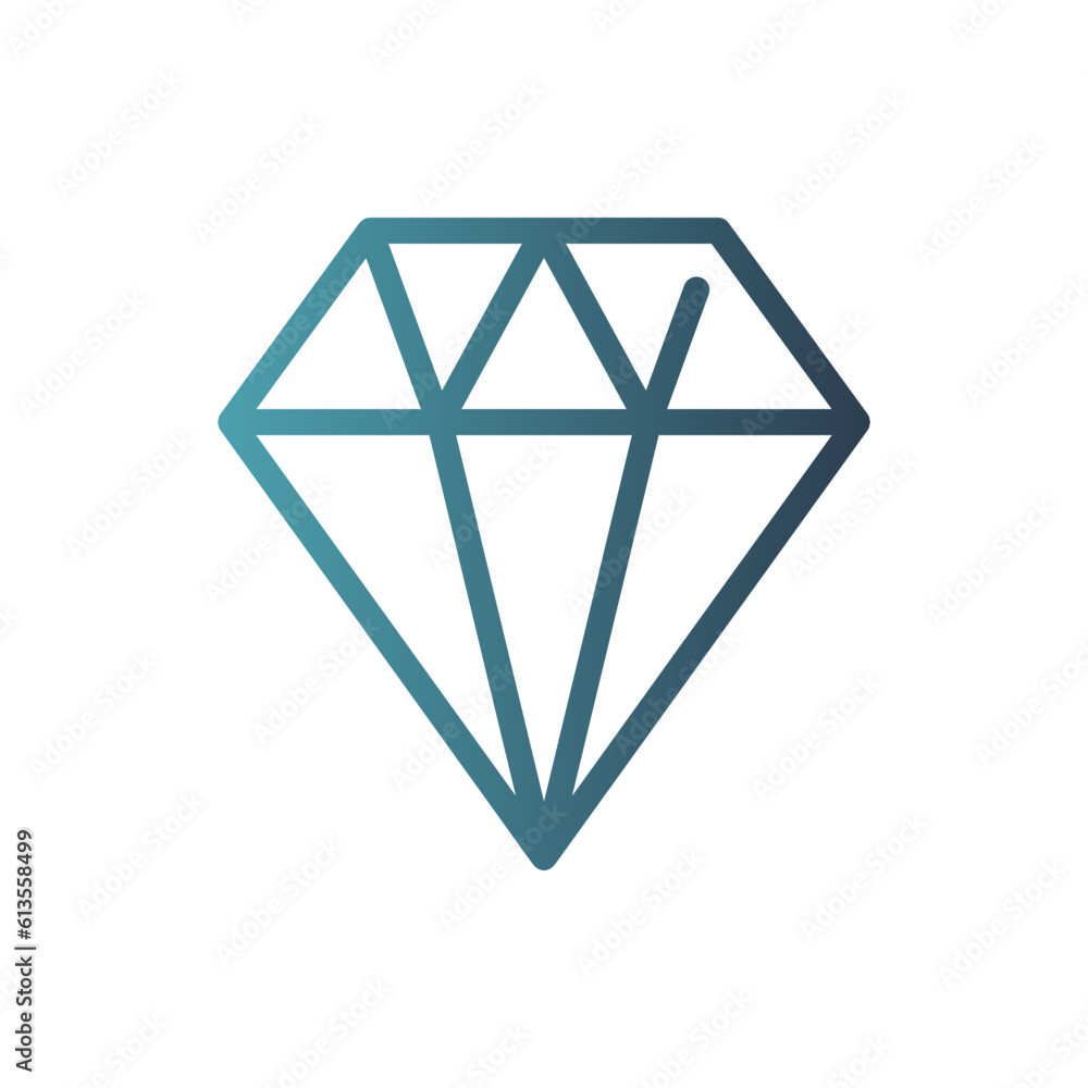 diamond gradient icon diamond gradient icon