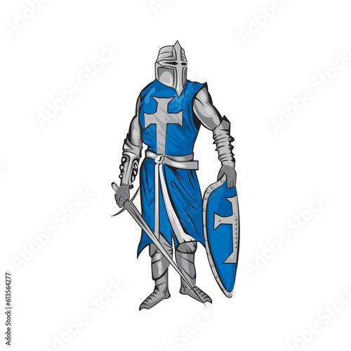 knight with sword
