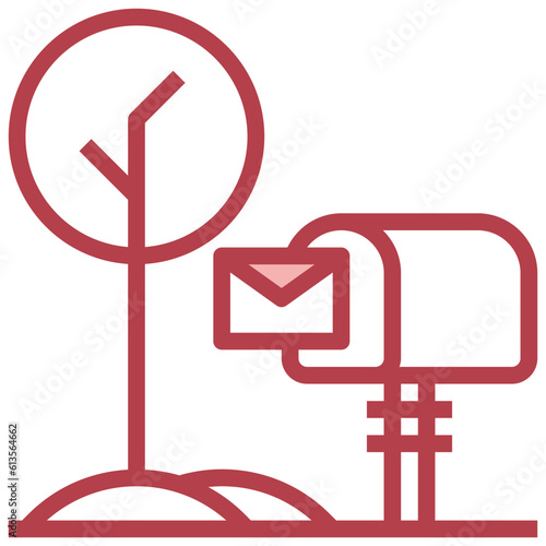 mailman line icon,linear,outline,graphic,illustration