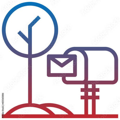 mailman line icon,linear,outline,graphic,illustration