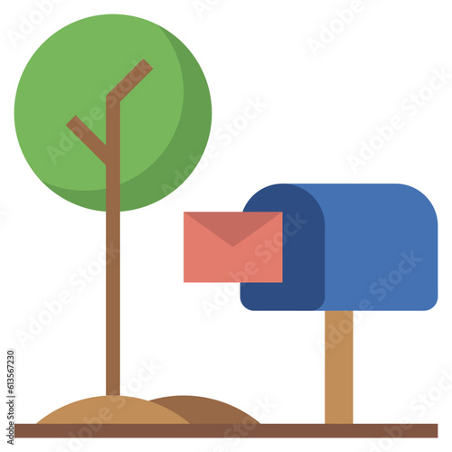 mailman line icon,linear,outline,graphic,illustration