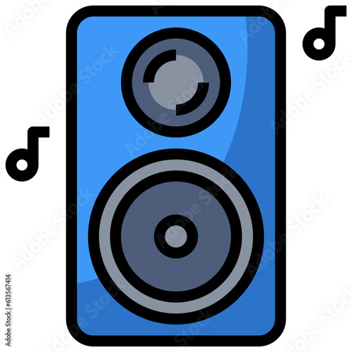 subwoofer line icon,linear,outline,graphic,illustration