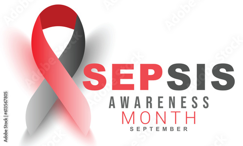 Sepsis awareness month. background, banner, card, poster, template. Vector illustration.