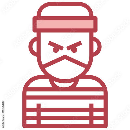 thief line icon,linear,outline,graphic,illustration