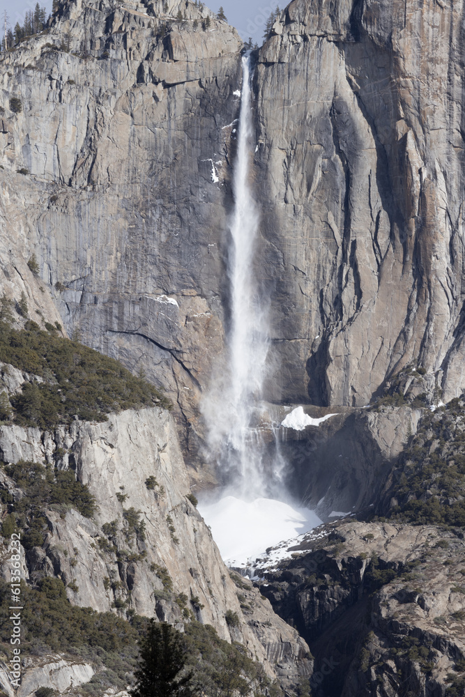 Yosemite Falls in Winter