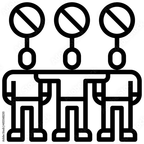 rebel line icon,linear,outline,graphic,illustration