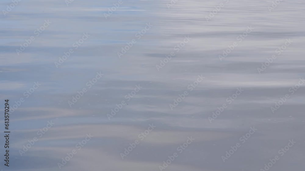 Ripples on calm water reflecting colours of sky Ripples on calm water reflecting colours of sky