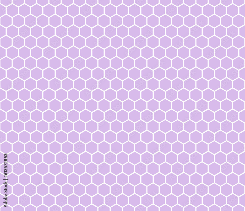 Seamless purple honeycomb pattern. Endless honey comb hexagon pattern. Seamless purple honeycomb pattern. Endless honey comb hexagon pattern.
