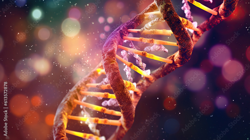 Illuminated Chromosomes, Unraveling the Rainbow of DNA, Generative AI Illuminated Chromosomes, Unraveling the Rainbow of DNA, Generative AI