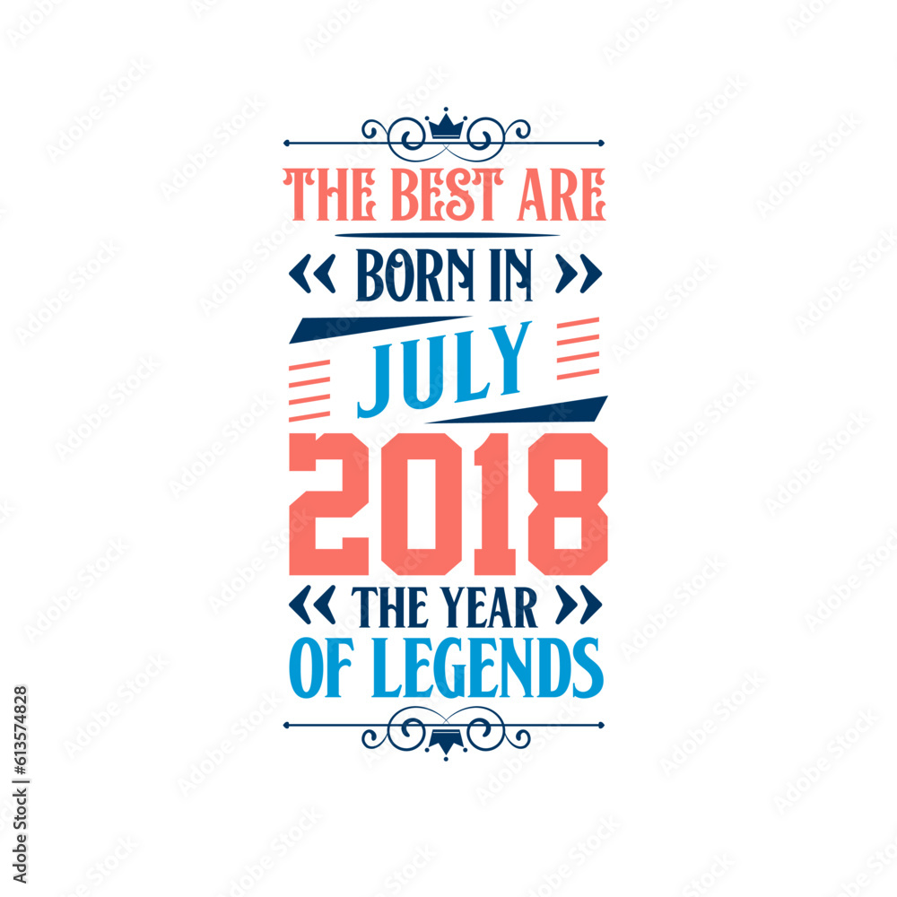 Best are born in July 2018. Born in July 2018 the legend Birthday Best are born in July 2018. Born in July 2018 the legend Birthday