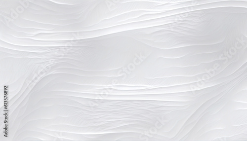 Abstract white background - Horizontal Wavy White Lines on a Minimalist Background- ai generated