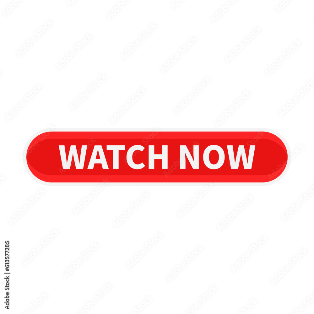 Watch Now In Red Color And Rounded Rectangle Shape For Advertisement
Watch Now In Red Color And Rounded Rectangle Shape For Advertisement