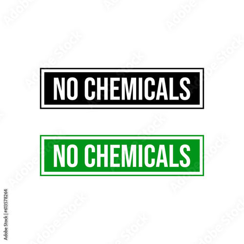 No chemicals preservatives toxic icon sign design vector