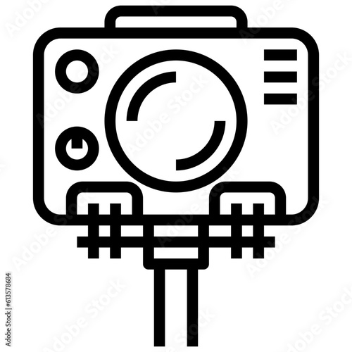 camera line icon,linear,outline,graphic,illustration