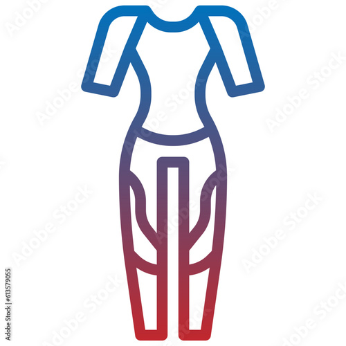 wetsuit line icon,linear,outline,graphic,illustration