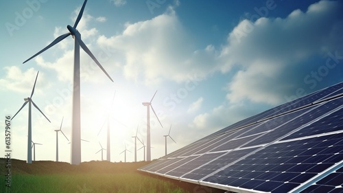 clean energy sources include solar and wind.The Generative AI
