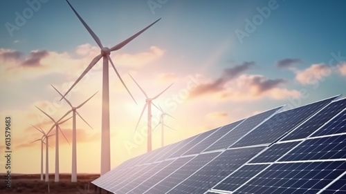 clean energy sources include solar and wind.The Generative AI