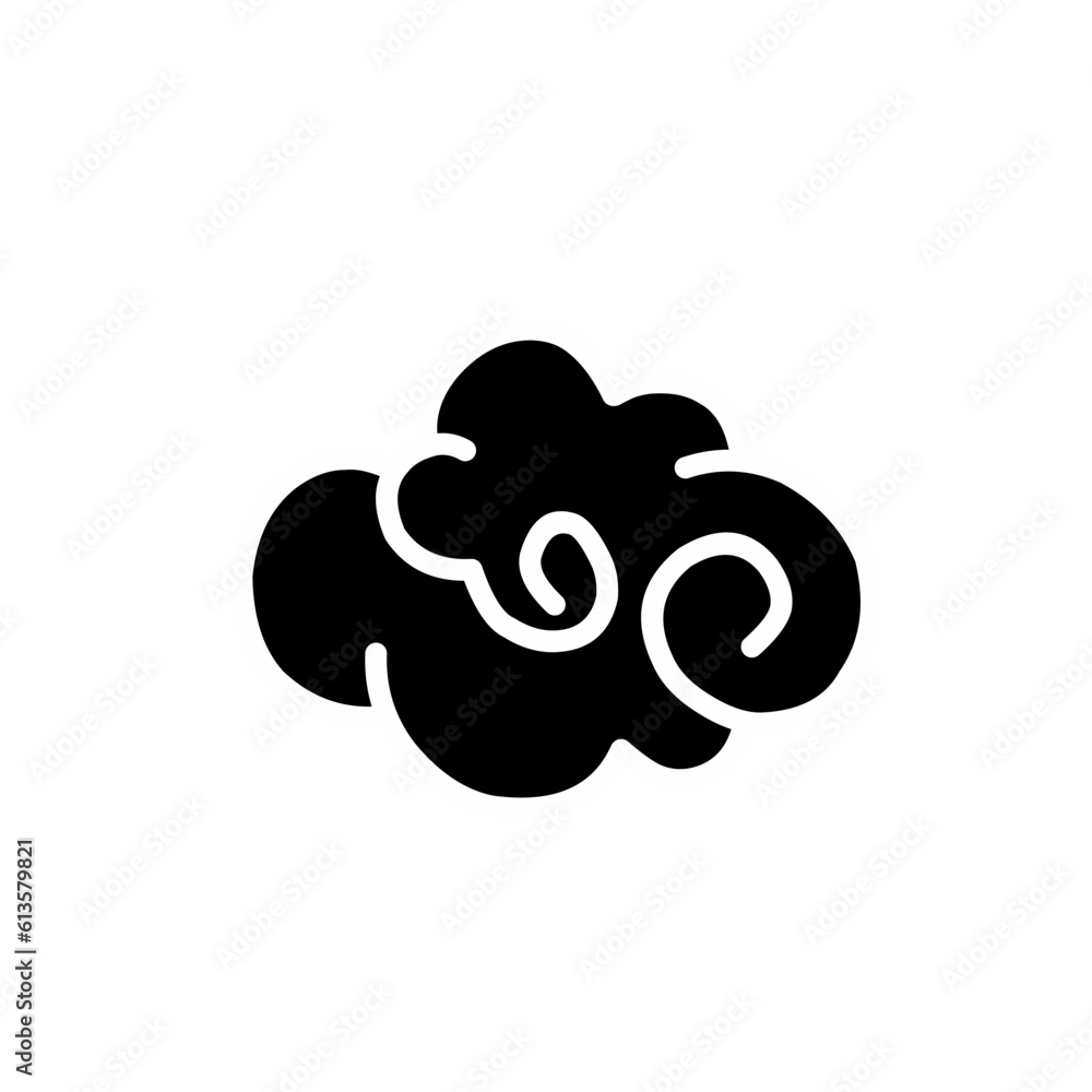 Silhouette Cloud in Chinese style Silhouette Cloud in Chinese style