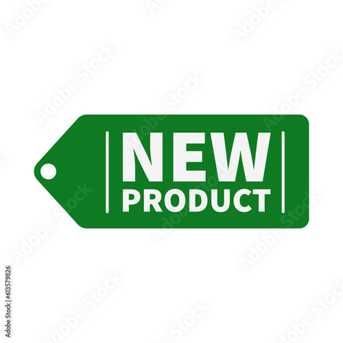 New Product In Green Color And Hanging Tag Shape With White Line For Sale Business
