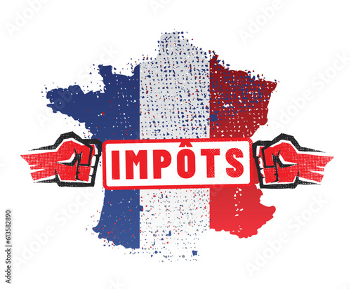 tampon déclaration d'impôts en France