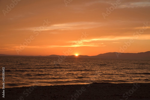 Atardecer en la isla de palma de Mallorca