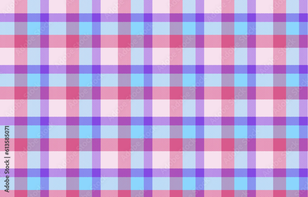 Plaid fabric pastel color graphic Plaid fabric pastel color graphic