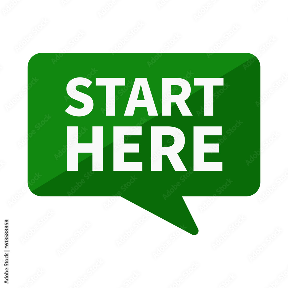 Start Here In Green Duo Color And Rectangle Shape For Advertisement
Start Here In Green Duo Color And Rectangle Shape For Advertisement