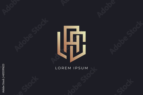 lac letter colorful brand design modern style creative golden wordmark design typography illustration, lac initials, lac lettering, lac golden