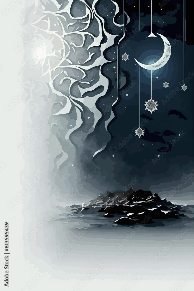 Fototapeta premium abstract background for Ramdan greetings.