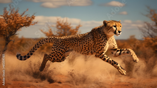 Cheetah in motion