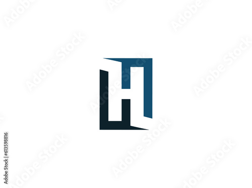  Innovative high tech logo template, Letter H with circle space design. Creative minimalism logotype icon, Letter H logo icon design template elements, Initials H logo design. Initial Letter Logo. © Md