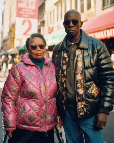 fashion stylish couple portrait