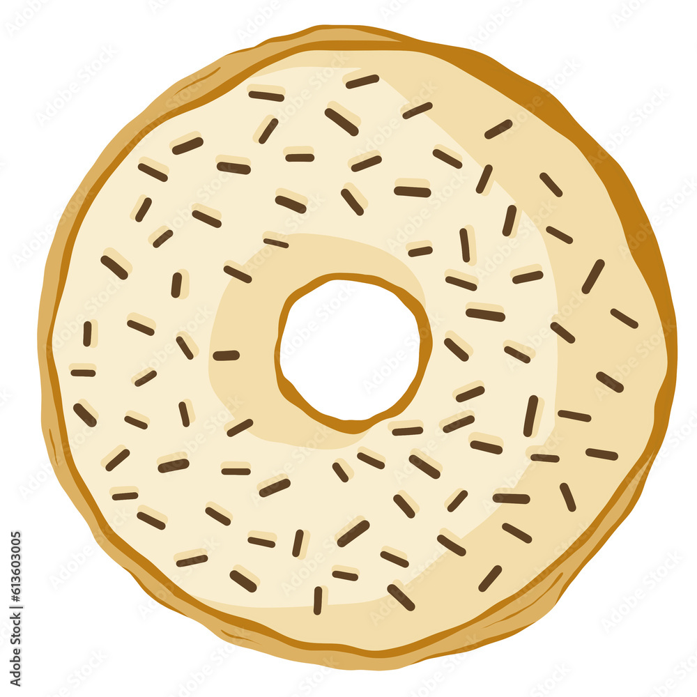 Donut with sprinkles Donut with sprinkles