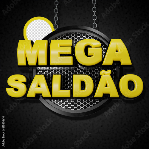 Selo 3D Mega Saldão