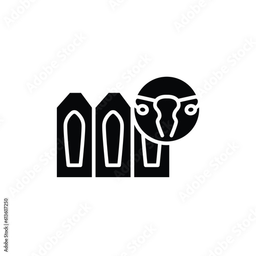 Suppository color line icon. Outline pictogram for web page.