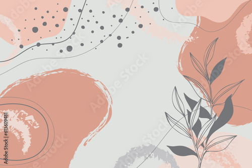 Abstract trendy artistic background template