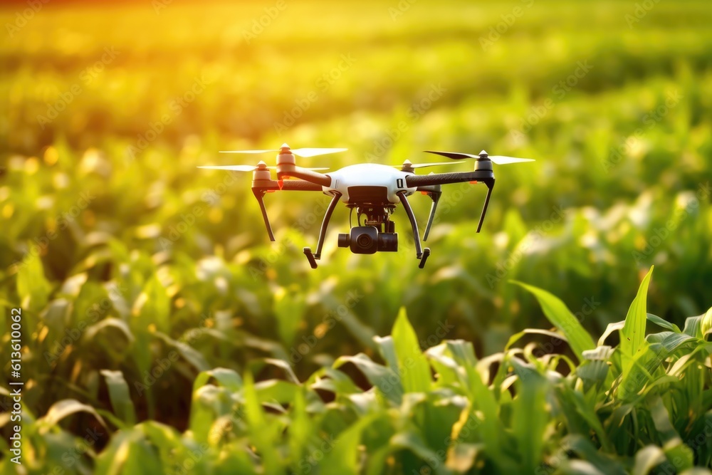 drone in greenhouse, AI Generative