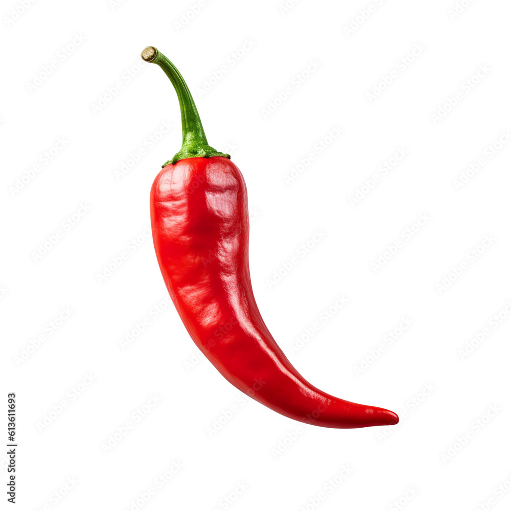 red hot chili pepper created with Generative AI