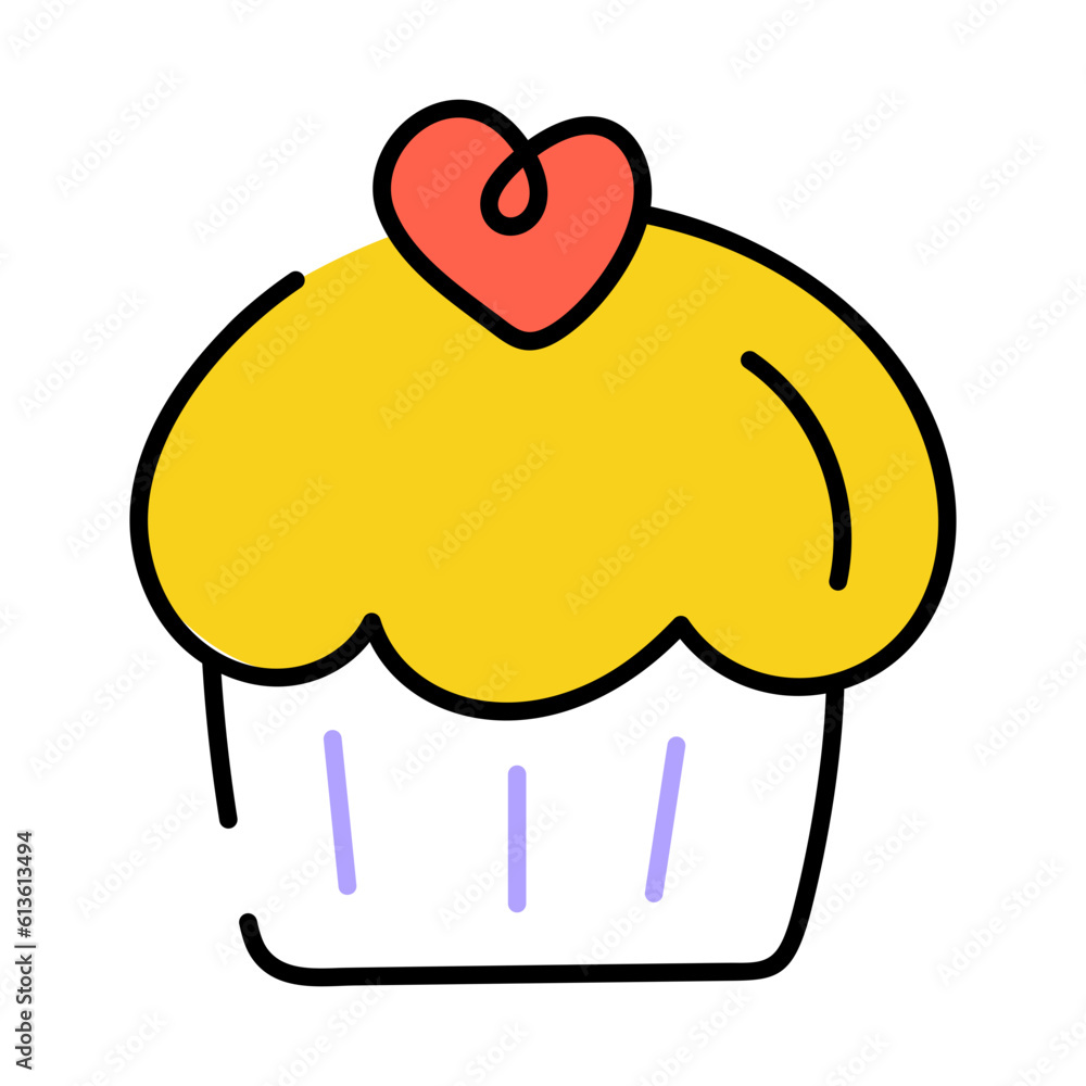 Heart Cupcake Heart Cupcake