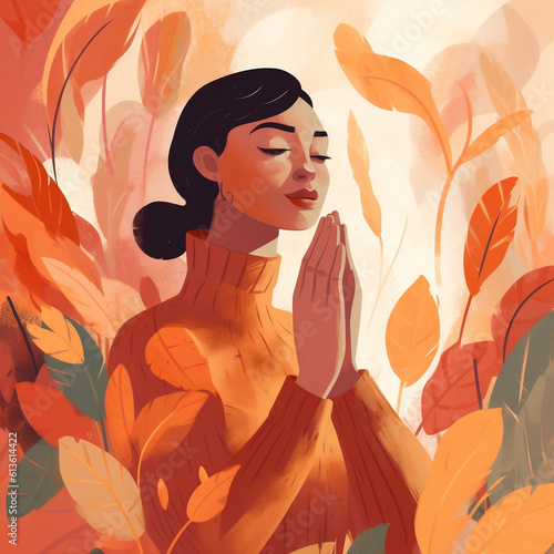 Radiate gratitude and positivity with vibrant colors, gentle brushstrokes, and heartfelt expressions. Inspire thankfulness through art.