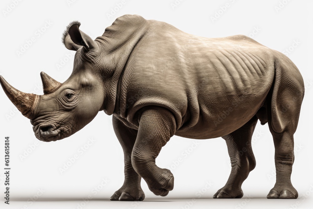 Obraz premium Rhino. Generative AI.