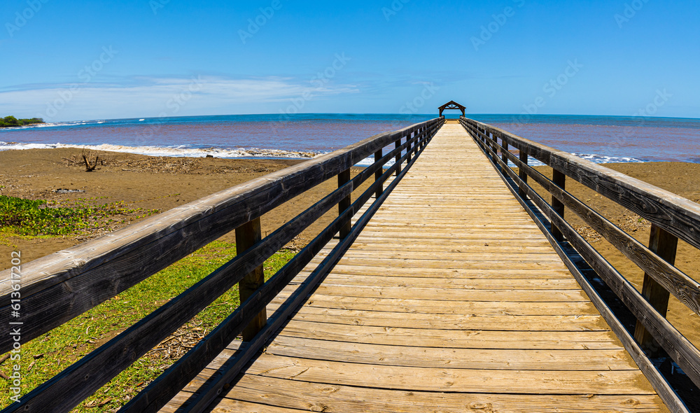 Waimea Landing State Recreation Pier,  Waimea., Kauai, Hawaii, USA